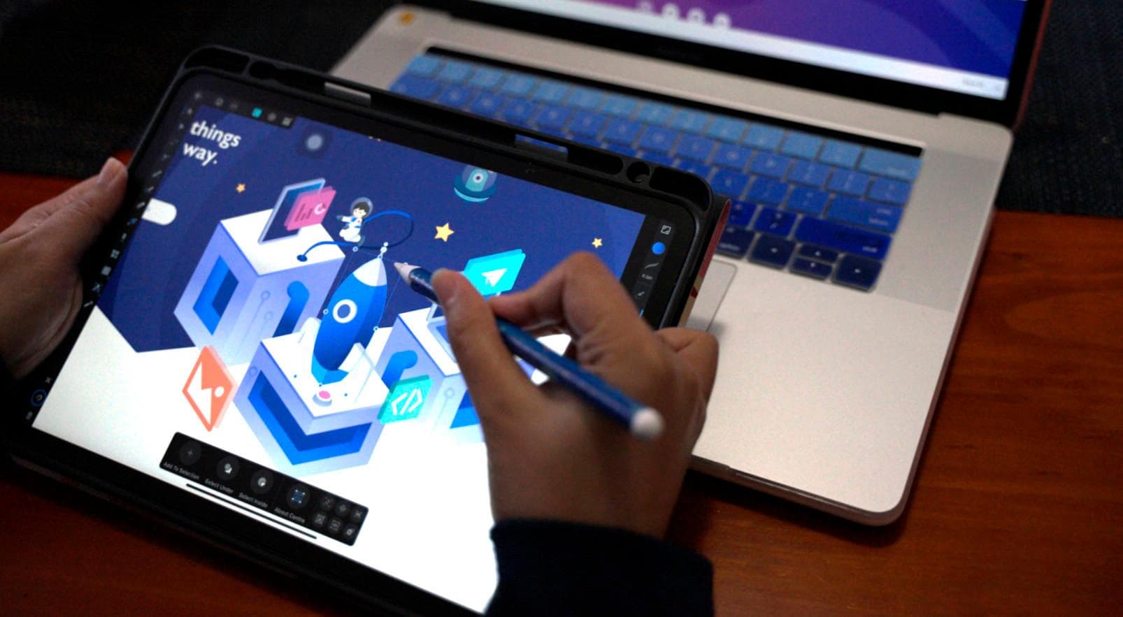 alt Woking on Illustrations